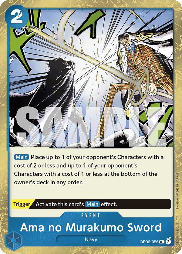 Ama no Murakumo Sword (Jolly Roger Foil) - OP06-056 - Premium Booster -The Best- (PRB-01)