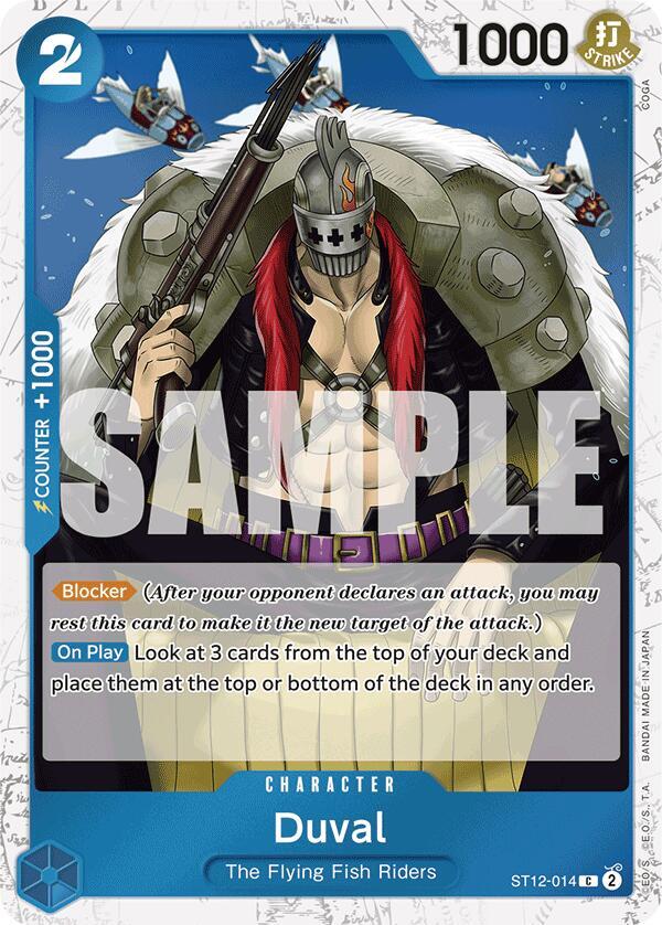 Duval (Jolly Roger Foil) - ST12-014 - Premium Booster -The Best- (PRB-01)