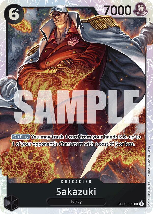Sakazuki (Reprint) - OP02-099 - Premium Booster -The Best- (PRB-01)