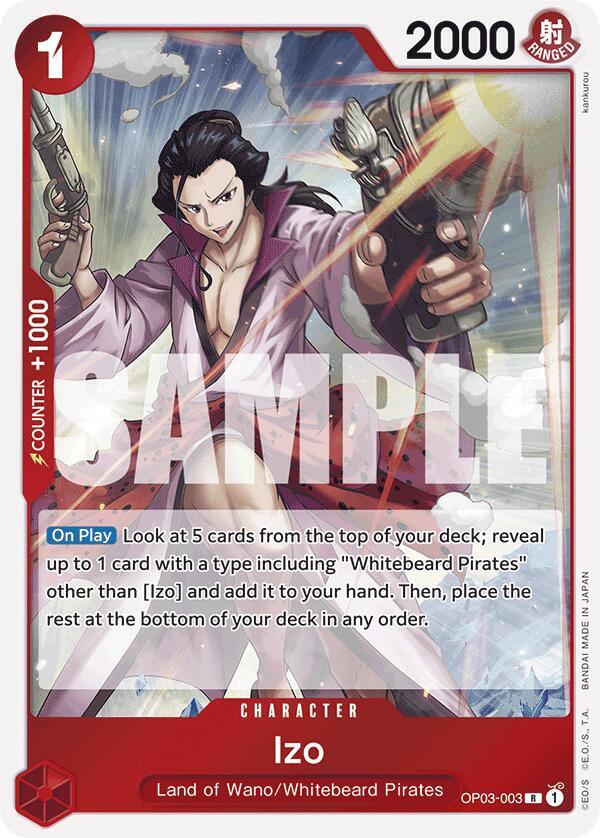 Izo (OP03-003) (Reprint) - OP03-003 - Premium Booster -The Best- (PRB-01)