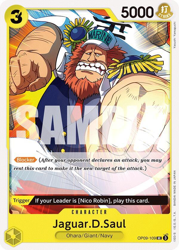 Jaguar.D.Saul - OP09-109 - Emperors in the New World (OP09) - Normal