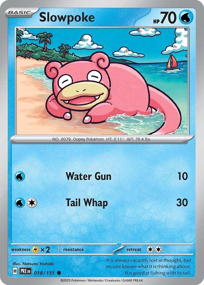 Slowpoke - 018/131 - SV: Prismatic Evolutions (PRE) - Normal - Pokemon TCG Card