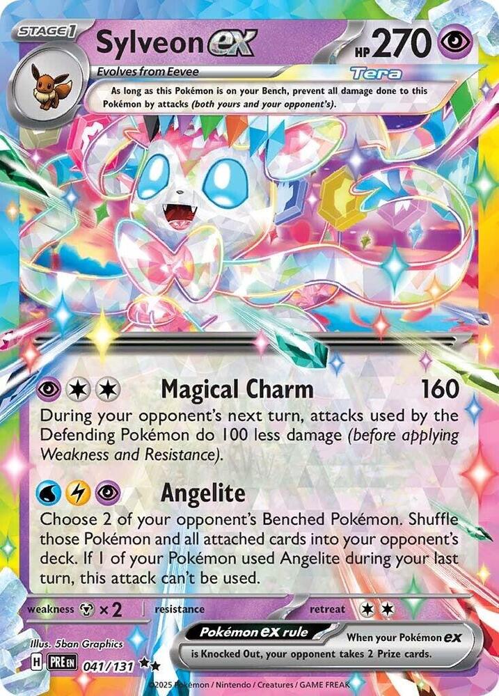 Sylveon ex - 041/131 - SV: Prismatic Evolutions (PRE) - Double Rare