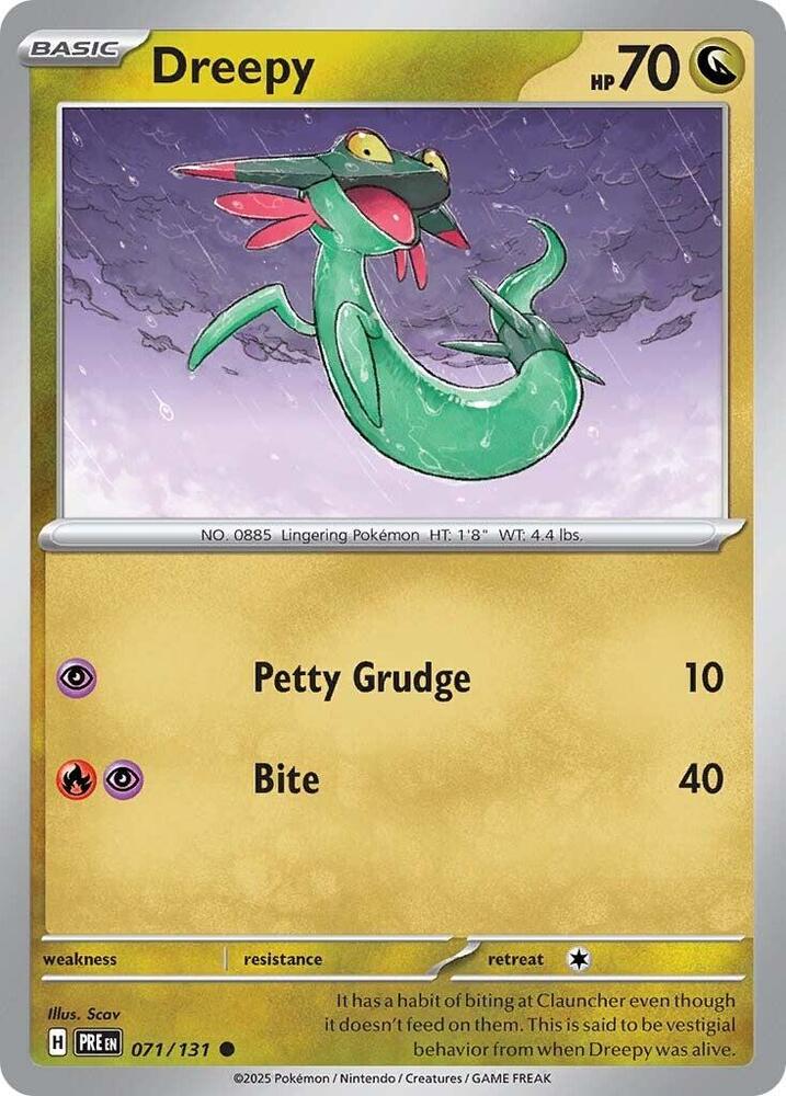 Dreepy - 071/131 - SV: Prismatic Evolutions (PRE) - Normal - Pokemon TCG Card