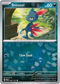 Sneasel (Poke Ball Pattern) - 061/131 - SV: Prismatic Evolutions (PRE)