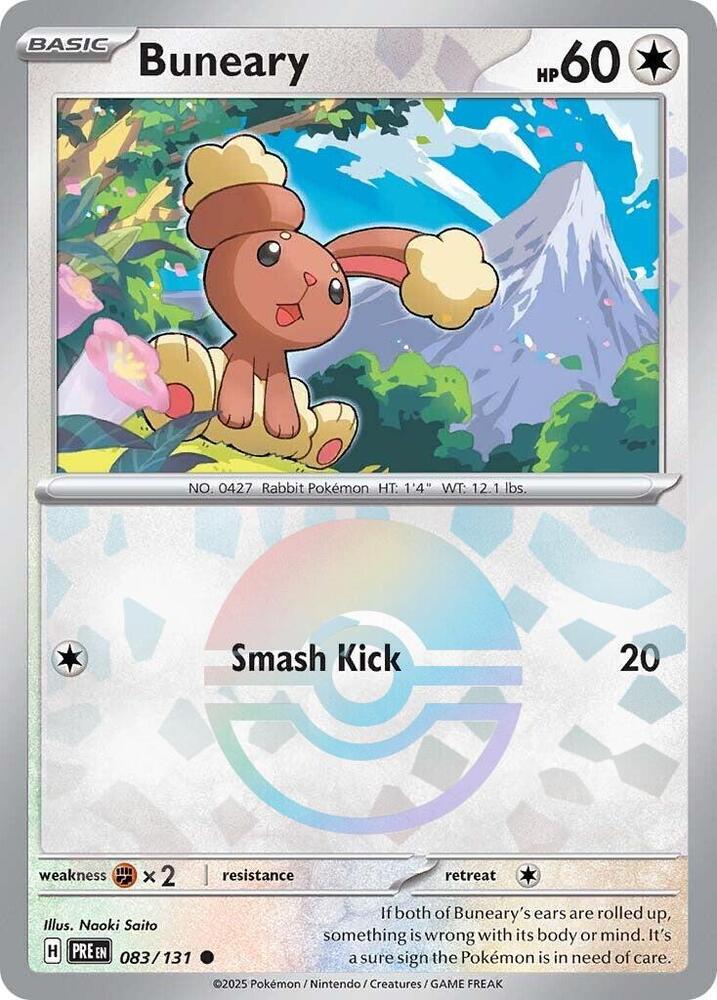 Buneary (Poke Ball Pattern) - 083/131 - SV: Prismatic Evolutions (PRE)