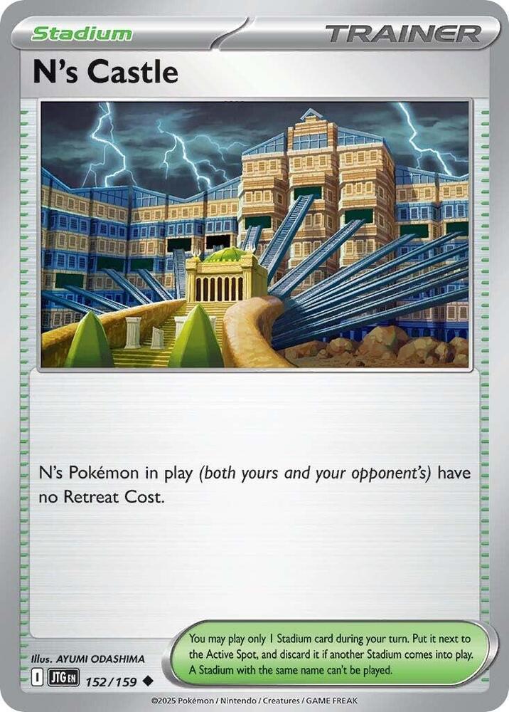 N's Castle - 152/159 - SV09: Journey Together (JTG) - Normal - Pokemon TCG Card