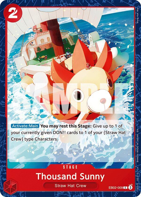 Thousand Sunny - EB02-009 - Extra Booster: Anime 25th Collection (EB-02) - Normal