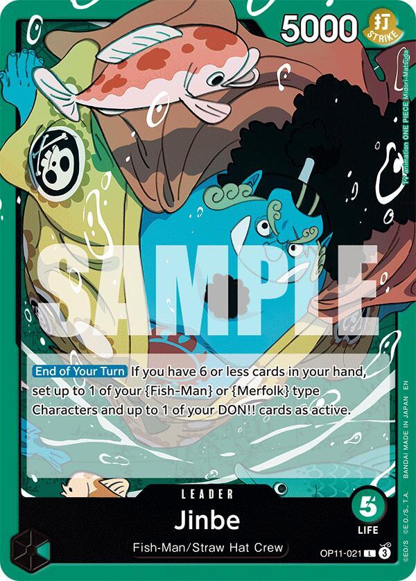 Jinbe (021) - OP11-021 - A Fist of Divine Speed (OP11) - Normal
