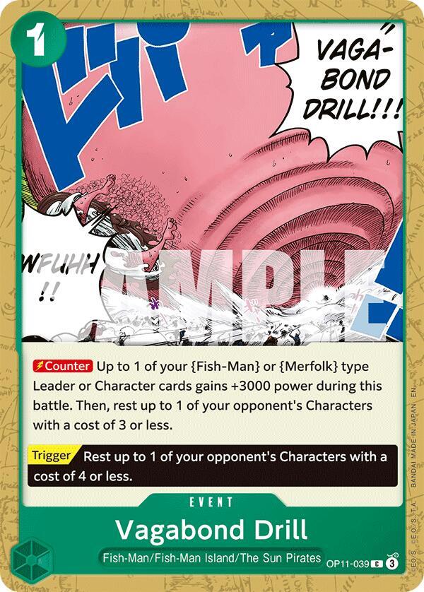 Vagabond Drill - OP11-039 - A Fist of Divine Speed (OP11) - Normal