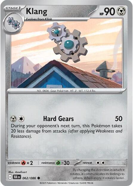 Klang - 062/086 - SV: Black Bolt (BLK) - Normal - Pokemon TCG Card