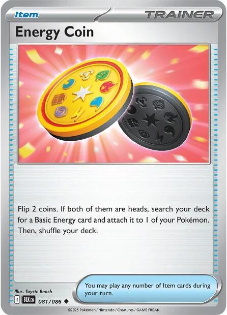 Energy Coin - 081/086 - SV: Black Bolt (BLK) - Normal - Pokemon TCG Card