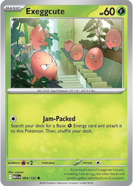 Exeggcute - 004/132 - ME01: Mega Evolution (MEG) - Normal - Pokemon TCG Card