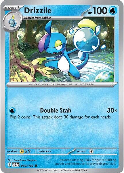 Drizzile - 040/132 - ME01: Mega Evolution (MEG) - Normal - Pokemon TCG Card