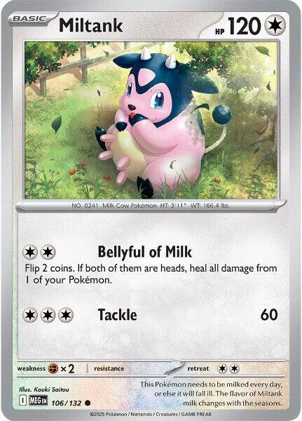Miltank - 106/132 - ME01: Mega Evolution (MEG) - Normal - Pokemon TCG Card
