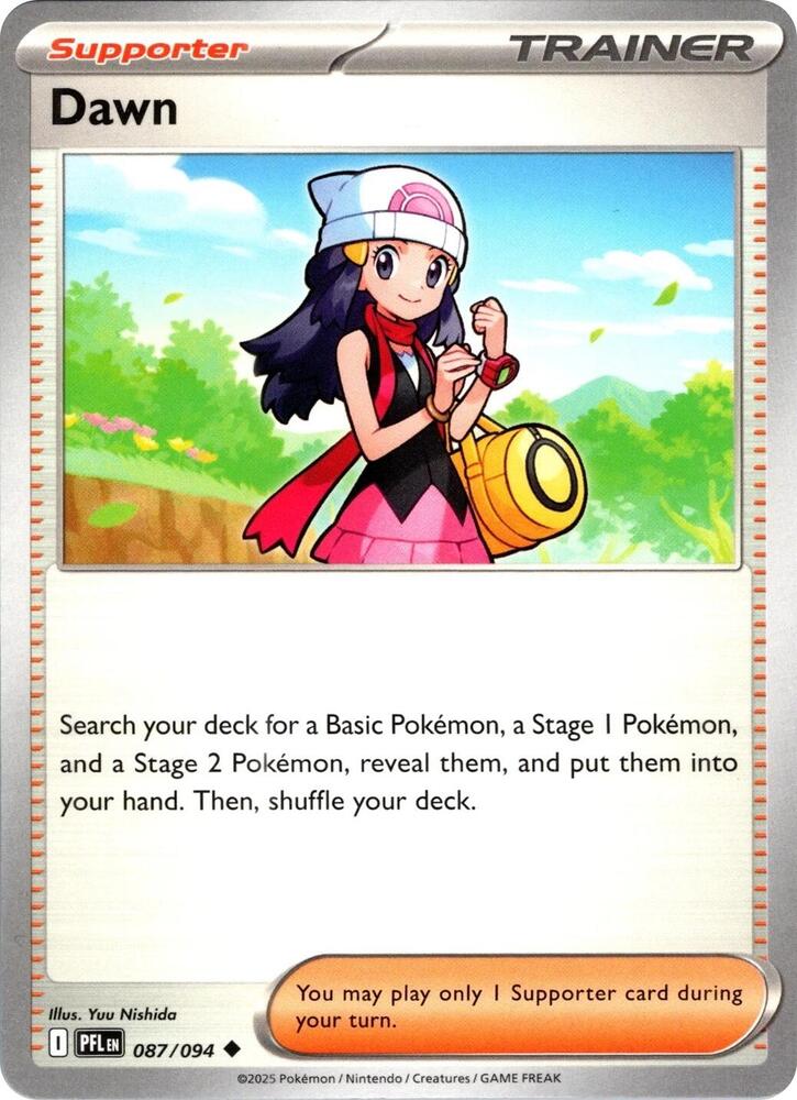 Dawn - 087/094 - ME02: Phantasmal Flames (PFL) - Normal - Pokemon TCG Card