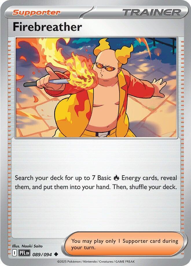 Firebreather - 089/094 - ME02: Phantasmal Flames (PFL) - Uncommon - Normal - Pokemon TCG Card
