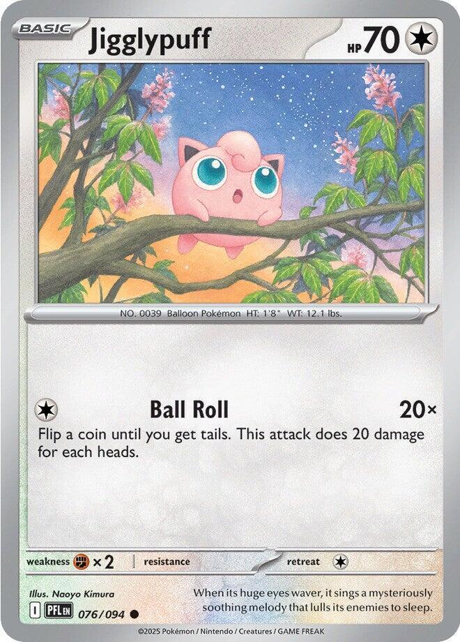 Jigglypuff - 076/094 - ME02: Phantasmal Flames (PFL) - Normal - Pokemon TCG Card