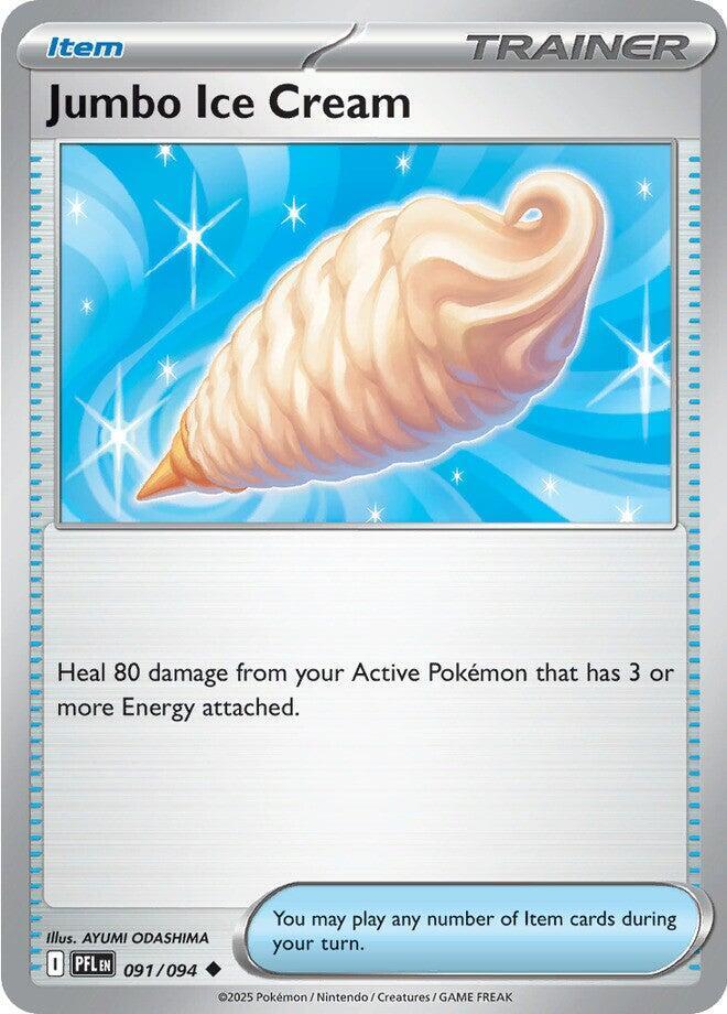 Jumbo Ice Cream - 091/094 - ME02: Phantasmal Flames (PFL) - Normal - Pokemon TCG Card
