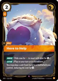 Here to Help - 111/221 - Spiritforged (SFD) - Foil