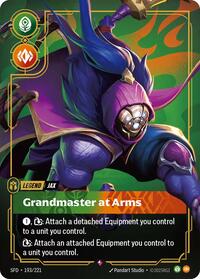 Jax - Grandmaster At Arms - 193/221 - Spiritforged (SFD) - Foil