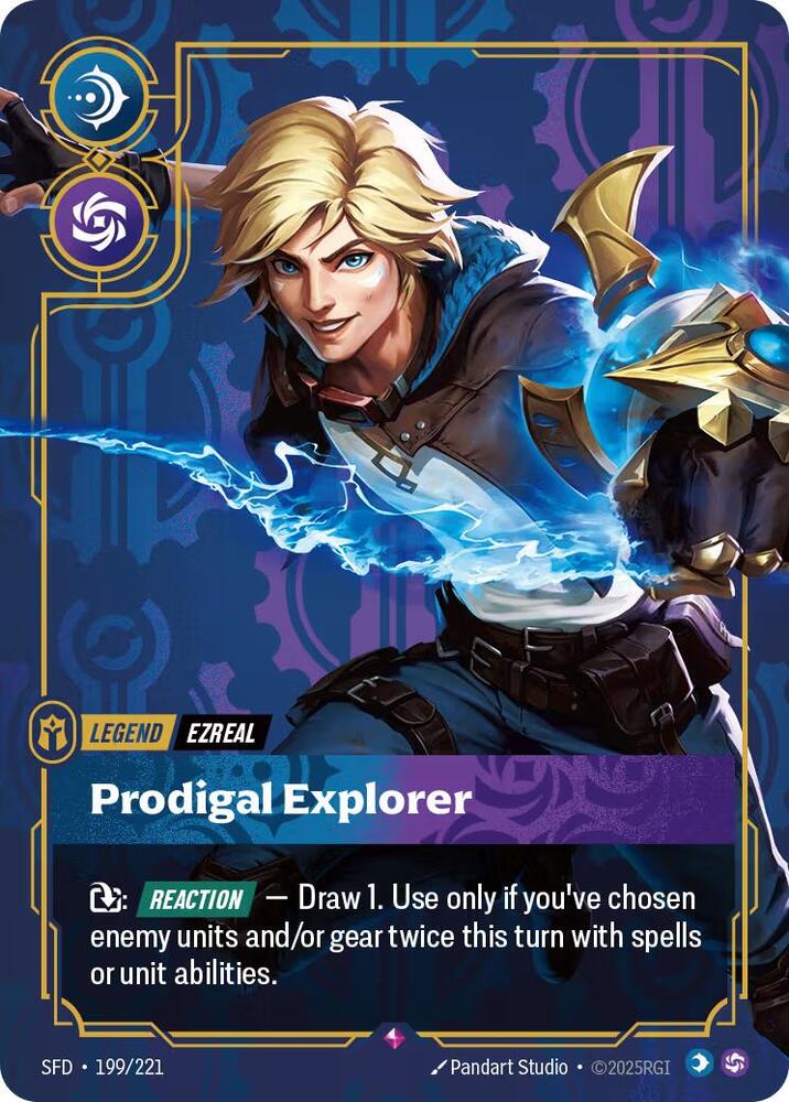 Ezreal - Prodigal Explorer - 199/221 - Spiritforged (SFD) - Foil