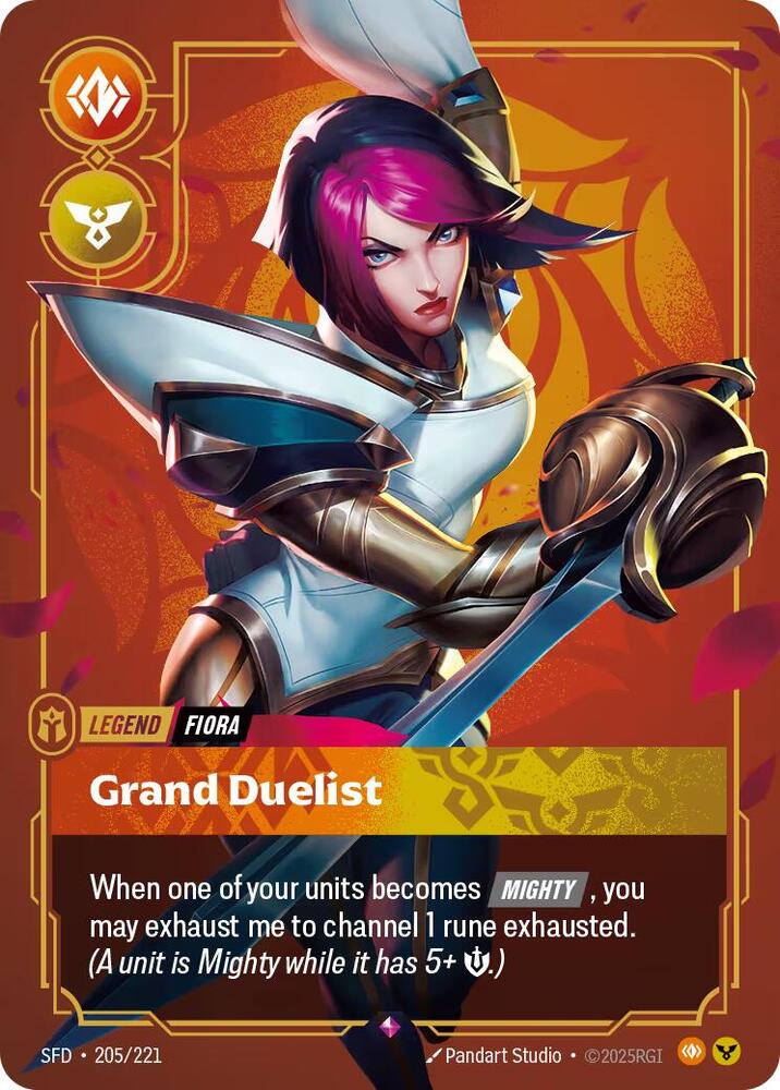 Fiora - Grand Duelist - 205/221 - Spiritforged (SFD) - Foil