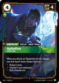 Aphelios - Exalted - 049/221 - Spiritforged (SFD) - Foil