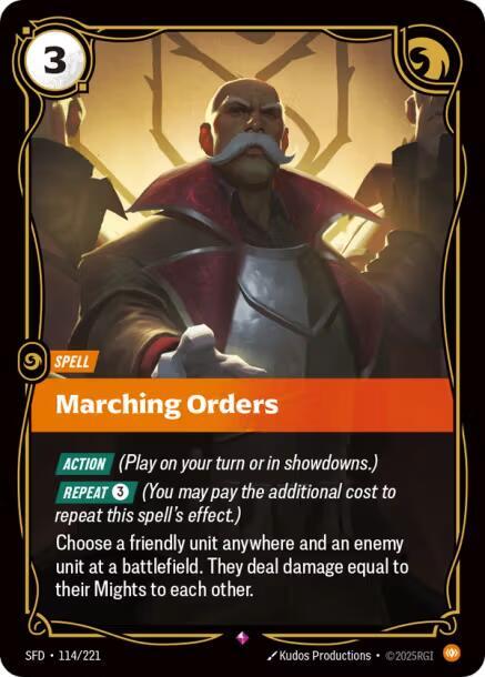 Marching Orders - 114/221 - Spiritforged (SFD) - Foil