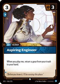 Aspiring Engineer - 061/221 - Spiritforged (SFD) - Normal