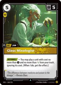 Glasc Mixologist - 165/221 - Spiritforged (SFD) - Normal