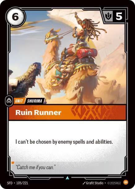 Ruin Runner - 105/221 - Spiritforged (SFD) - Normal