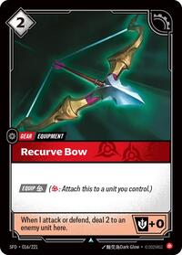 Recurve Bow - 016/221 - Spiritforged (SFD) - Normal