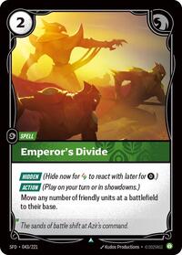 Emperor's Divide - 043/221 - Spiritforged (SFD) - Normal