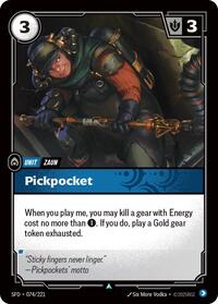 Pickpocket - 074/221 - Spiritforged (SFD) - Normal