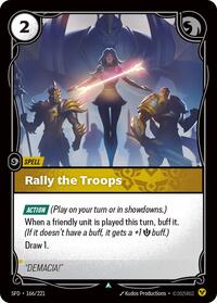 Rally the Troops - 166/221 - Spiritforged (SFD) - Normal