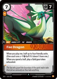 Fae Dragon - 101/221 - Spiritforged (SFD) - Foil