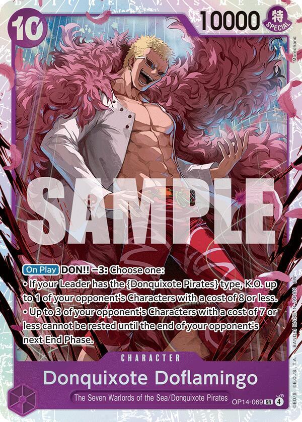 Donquixote Doflamingo - OP14-069 - OP14-069 - The Azure Sea's Seven (OP14)