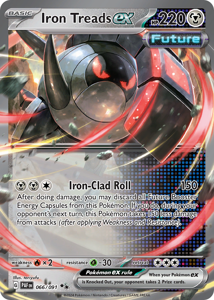 Iron Treads ex - 66/91 - Scarlet & Violet Paldean Fates (undefined)
