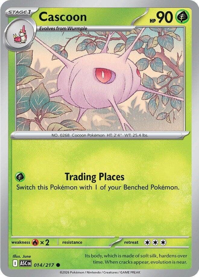 Cascoon - 014/217 - ME: Ascended Heroes (ASC) - Normal - Pokemon TCG Card