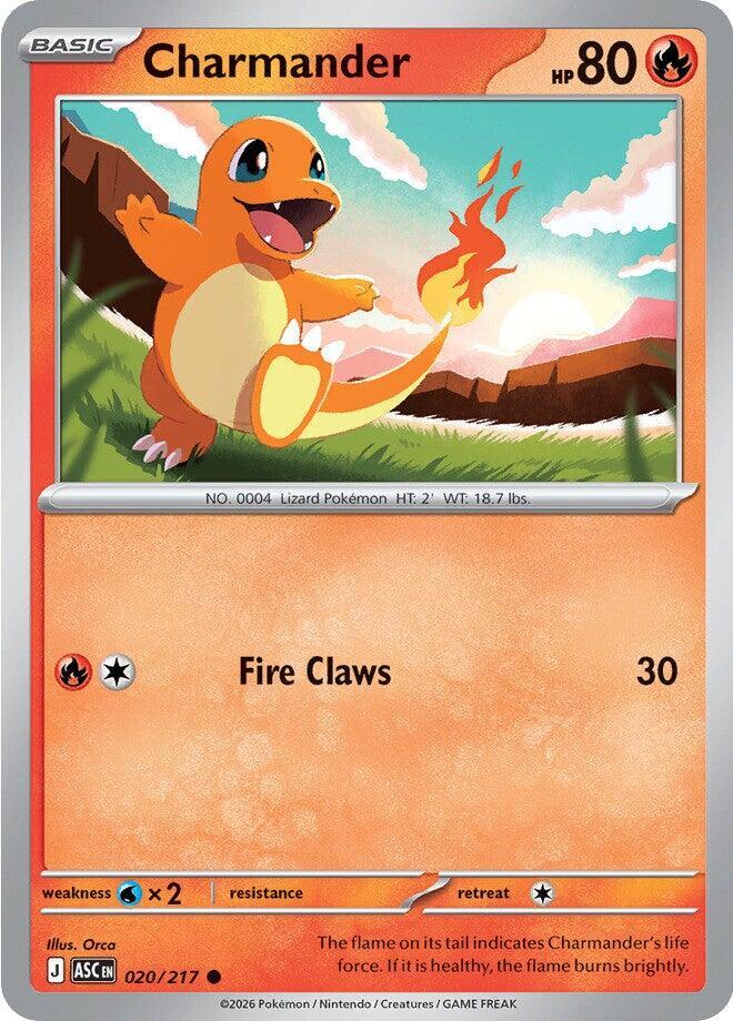 Charmander - 020/217 - ME: Ascended Heroes (ASC) - Normal - Pokemon TCG Card