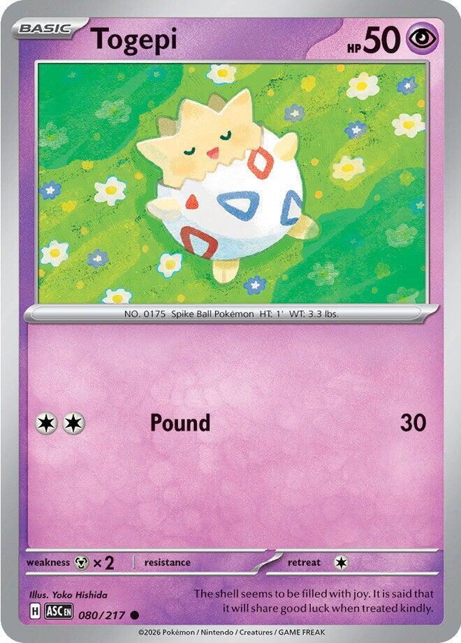 Togepi - 080/217 - ME: Ascended Heroes (ASC) - Normal - Pokemon TCG Card
