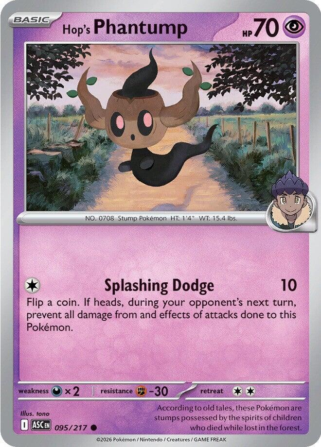 Hop's Phantump - 095/217 - ME: Ascended Heroes (ASC) - Normal - Pokemon TCG Card