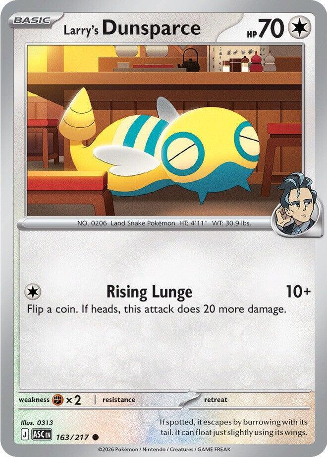 Larry's Dunsparce - 163/217 - ME: Ascended Heroes (ASC) - Normal - Pokemon TCG Card