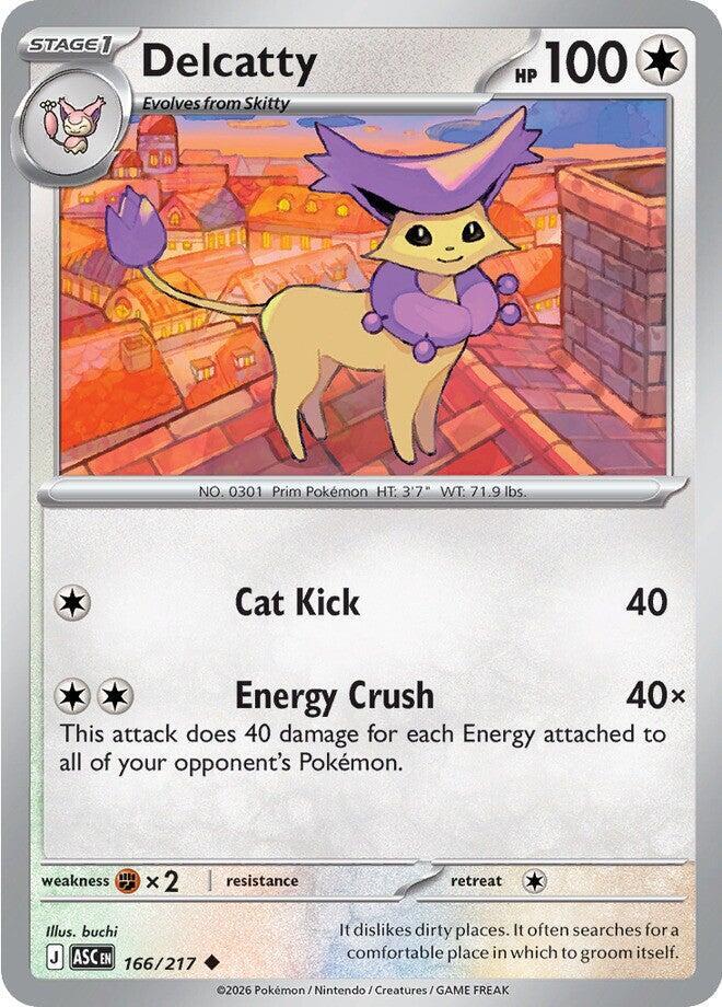 Delcatty - 166/217 - ME: Ascended Heroes (ASC) - Normal - Pokemon TCG Card