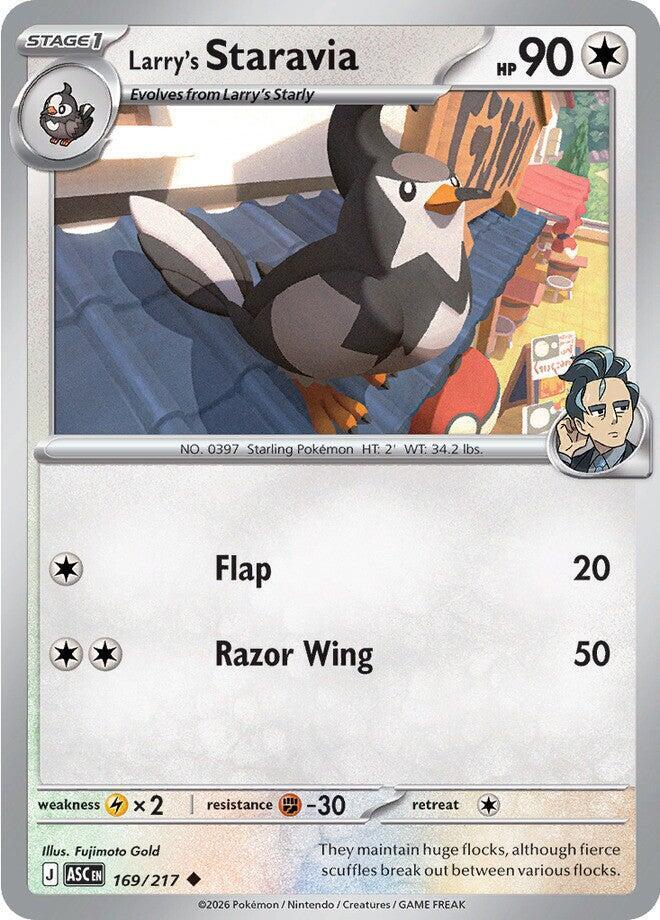Larry's Staravia - 169/217 - ME: Ascended Heroes (ASC) - Normal - Pokemon TCG Card