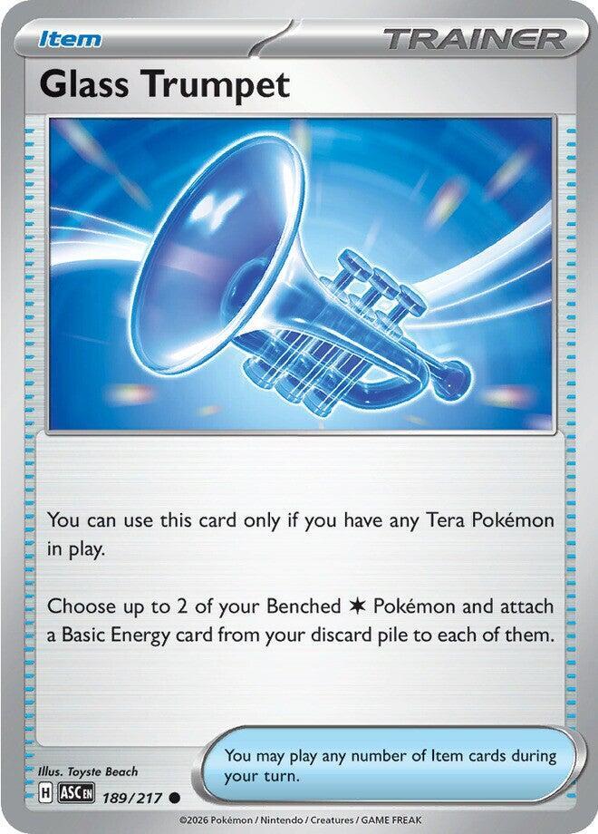 Glass Trumpet - 189/217 - ME: Ascended Heroes (ASC) - Common - Normal - Pokemon TCG Card