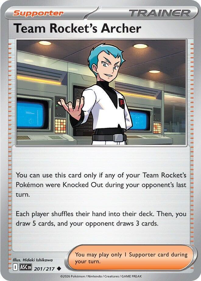 Team Rocket's Archer - 201/217 - ME: Ascended Heroes (ASC) - Normal - Pokemon TCG Card