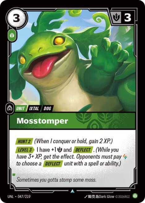 Mosstomper - 047/219 - Unleashed (UNL) - Normal - Riftbound TCG Card