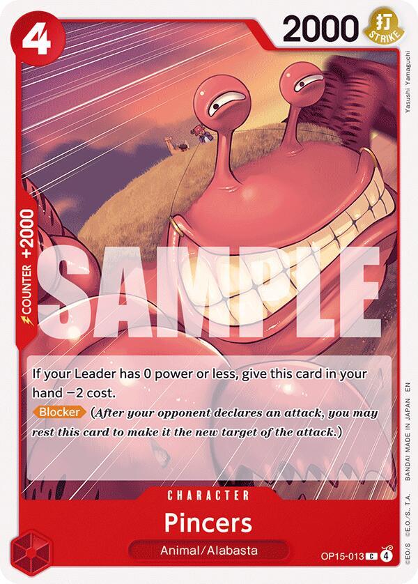 Pincers - OP15-013 - Adventure on Kami's Island (OP15) - Normal - One Piece TCG Card